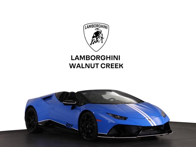 Used 2023 Lamborghini Huracan EVO AWD Spyder 60th anniversary for sale $399,950 at Aston Martin Walnut Creek in Walnut Creek CA