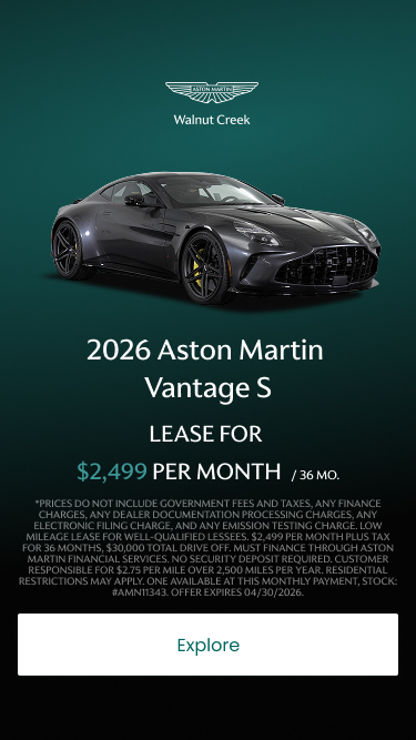 Aston Martin Walnut Creek | The Luxury Collection Walnut Creek