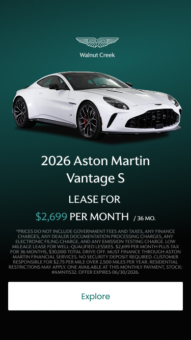Aston Martin Walnut Creek | The Luxury Collection Walnut Creek